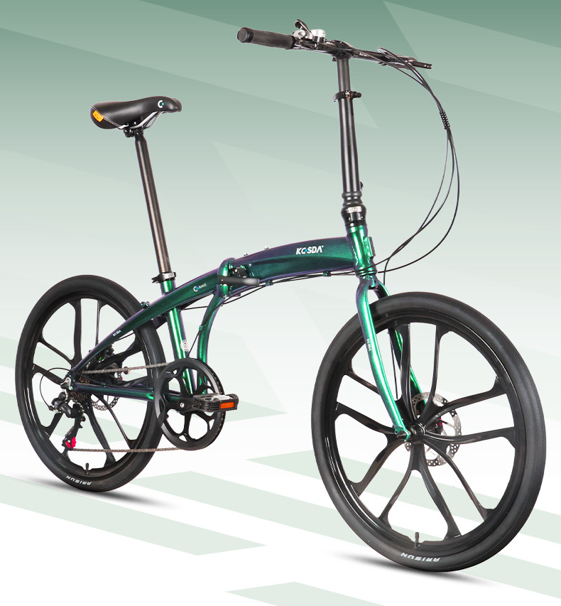 Commuting With Road Bike - 24인치 알루미늄 합금 휴대용 초경량 접이식