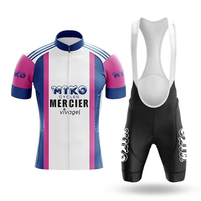 Cycling Community - 메르시에 미코 비바젤 레트로 사이클링 저지