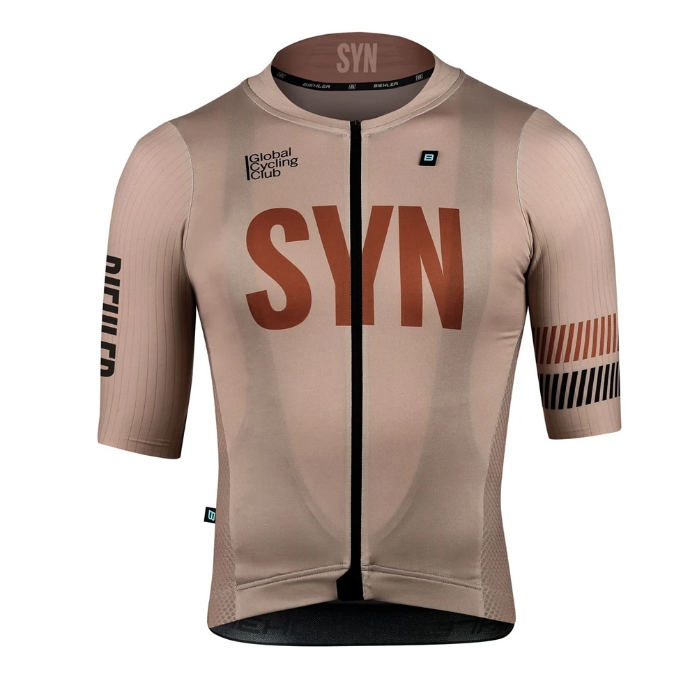 SYN 다크 브라운 남성용 반팔 사이클링 저지 및 턱받 - Cycling Community 리뷰 및 가격