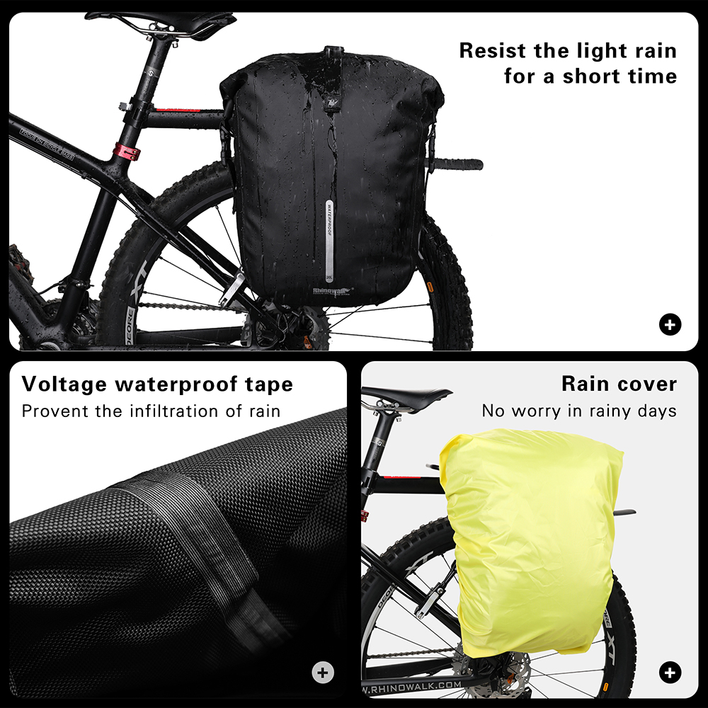 Rhinowalk-방수 자전거 패니어 백팩 20L 트렁 - Cycling Commute Backpack 리뷰 및 가격
