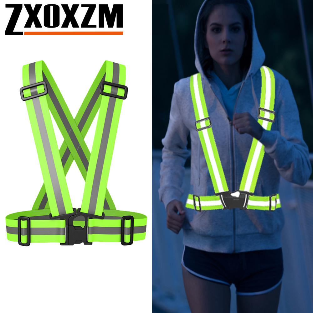 1개입 야간 러닝 조끼 고가시성 반사, 통기성 조절 가 - Reflective Vest Cycling 리뷰 및 가격