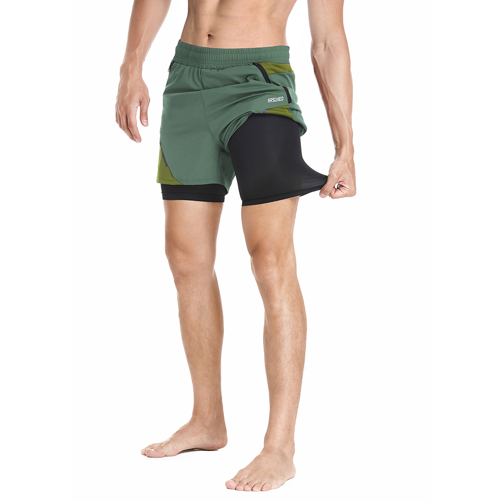 ARSUXEO 스포츠 반바지 남성용 2 in 1 러닝  - Cycling Commuter Pants 리뷰 및 가격